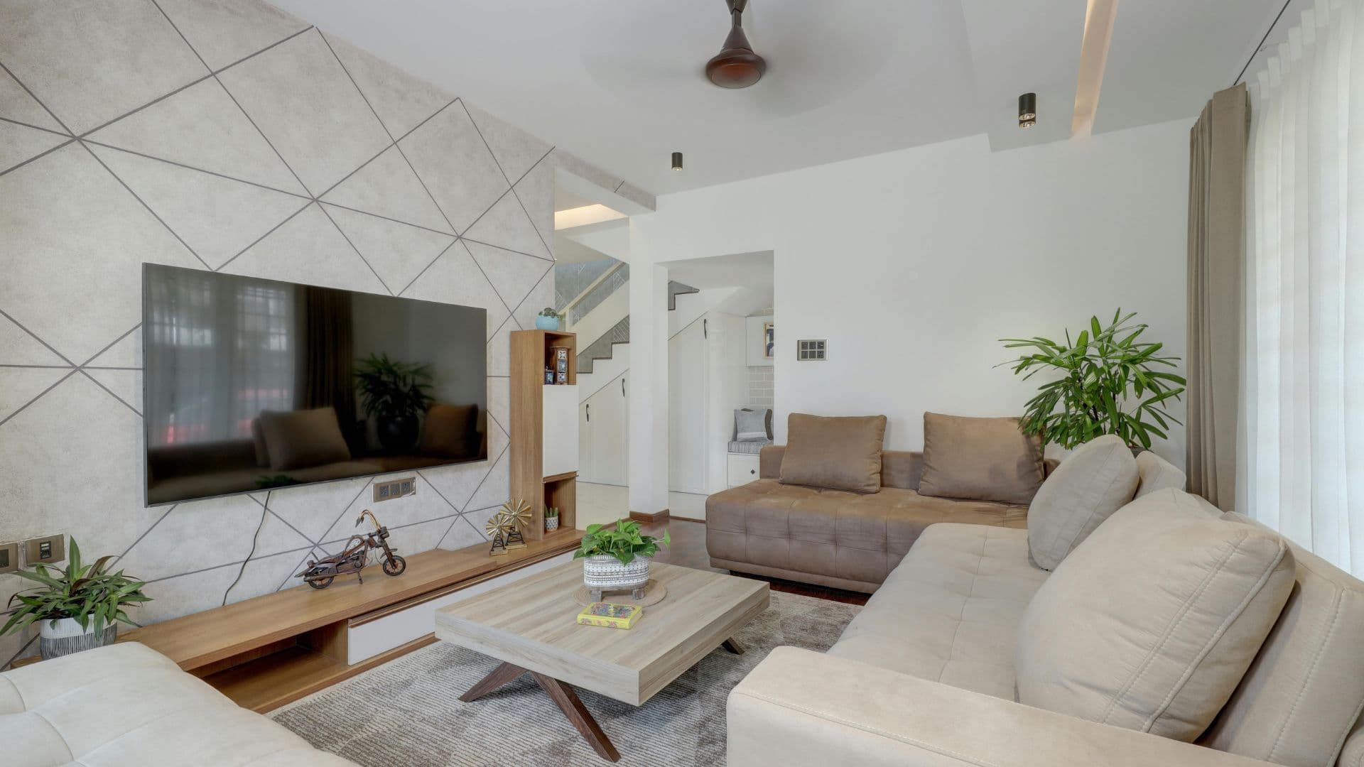 Home addition under construction with new framing.